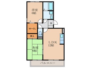 ペイサージュ上津の物件間取画像